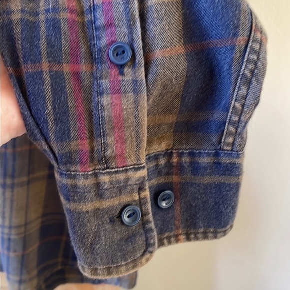 The Normal Brand Olive Green Plaid Button Up Shirt - Picture 11 of 11